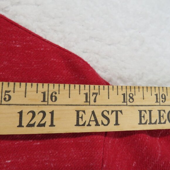 J Jill Sweater Womens Size 3X Heathered Red Cowl Neck Tunic Pockets Long Sleeves - Picture 7 of 9